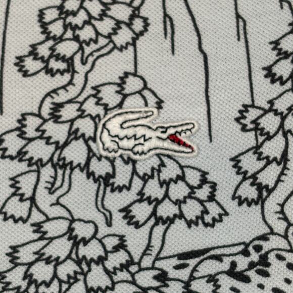 LACOSTE LIVE L!VE MICAH LIDBERG POLO SHIRT SIZE MEDIUM - Picture 8 of 8